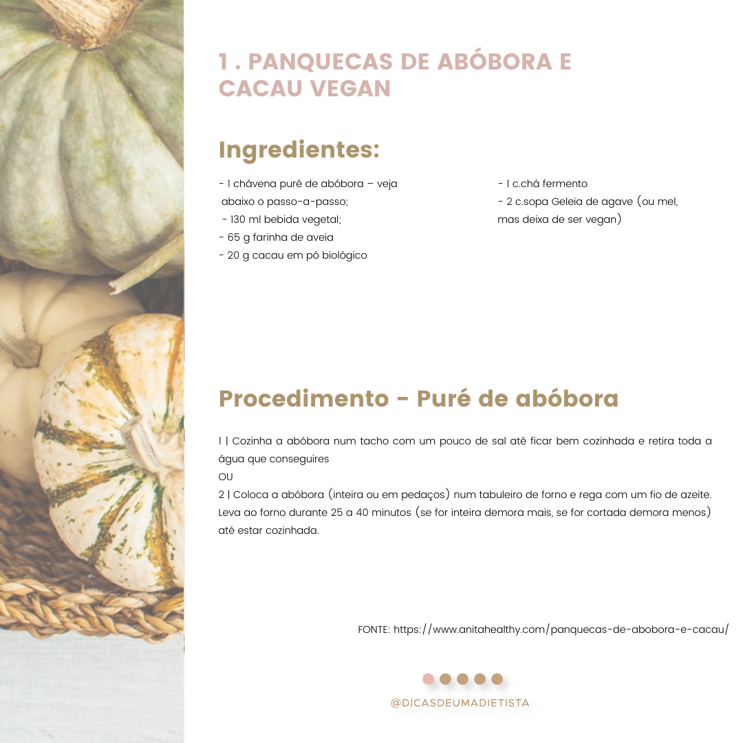 Receitas saudáveis com abóbora