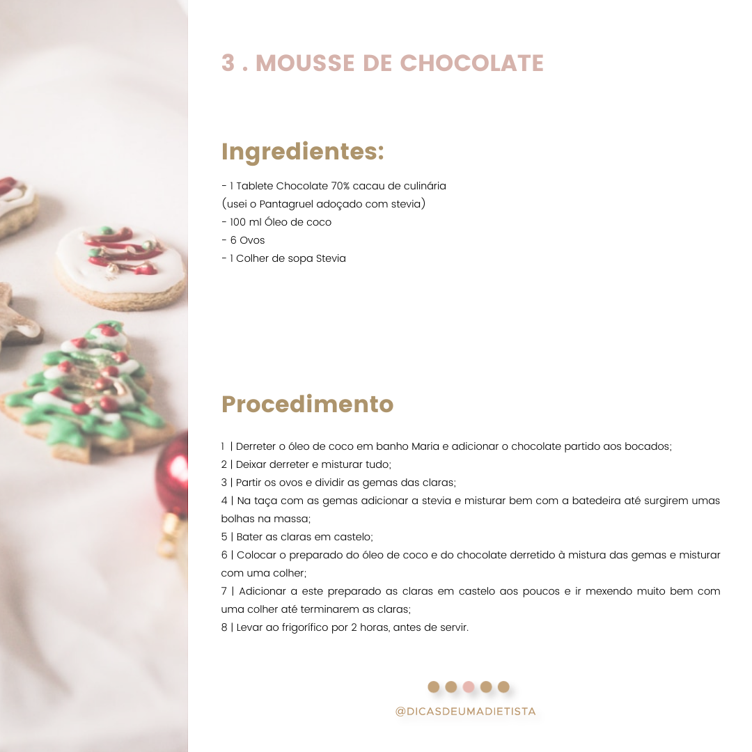 5 Sugestões sobremesas para a mesa de Natal