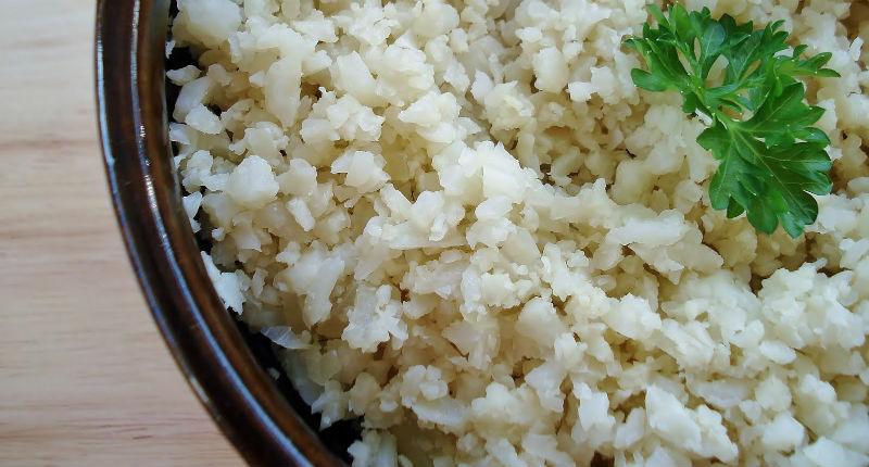 “Arroz” de couve flor